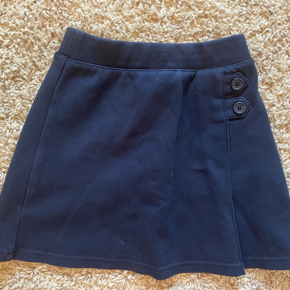 Girls Uniform Skirt Skort Navy 5T